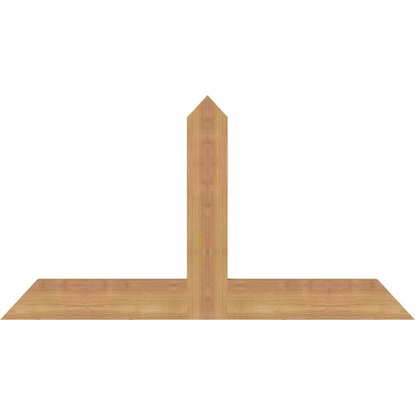 Ekena Millwork Portland Timber Gable Bracket, Western Red Cedar, 36"W x 19"H x 1 1/2"D x 3 1/2"F, 13/12 Pitch GBW036X19X0204POR00SWR - main